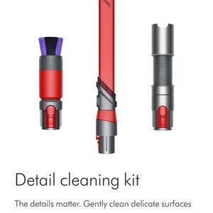 Red Detail Cleaning Kit - Vacuum Attachments